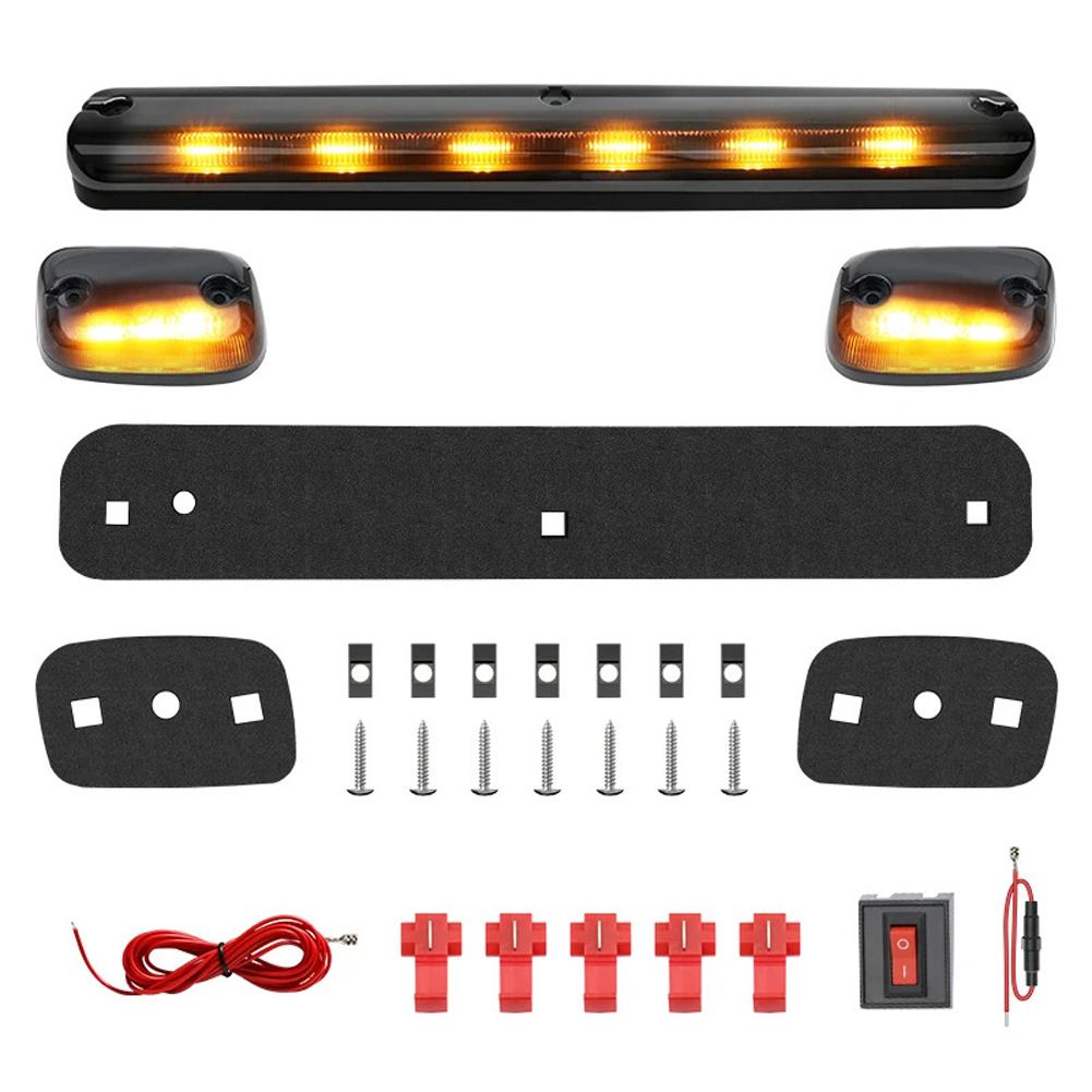 

All-weather Visibility LED Pickup Truck Lights Smoky Amber Truck Lights Harsh Weather Resistance Hassle-free Mounting China Mainland