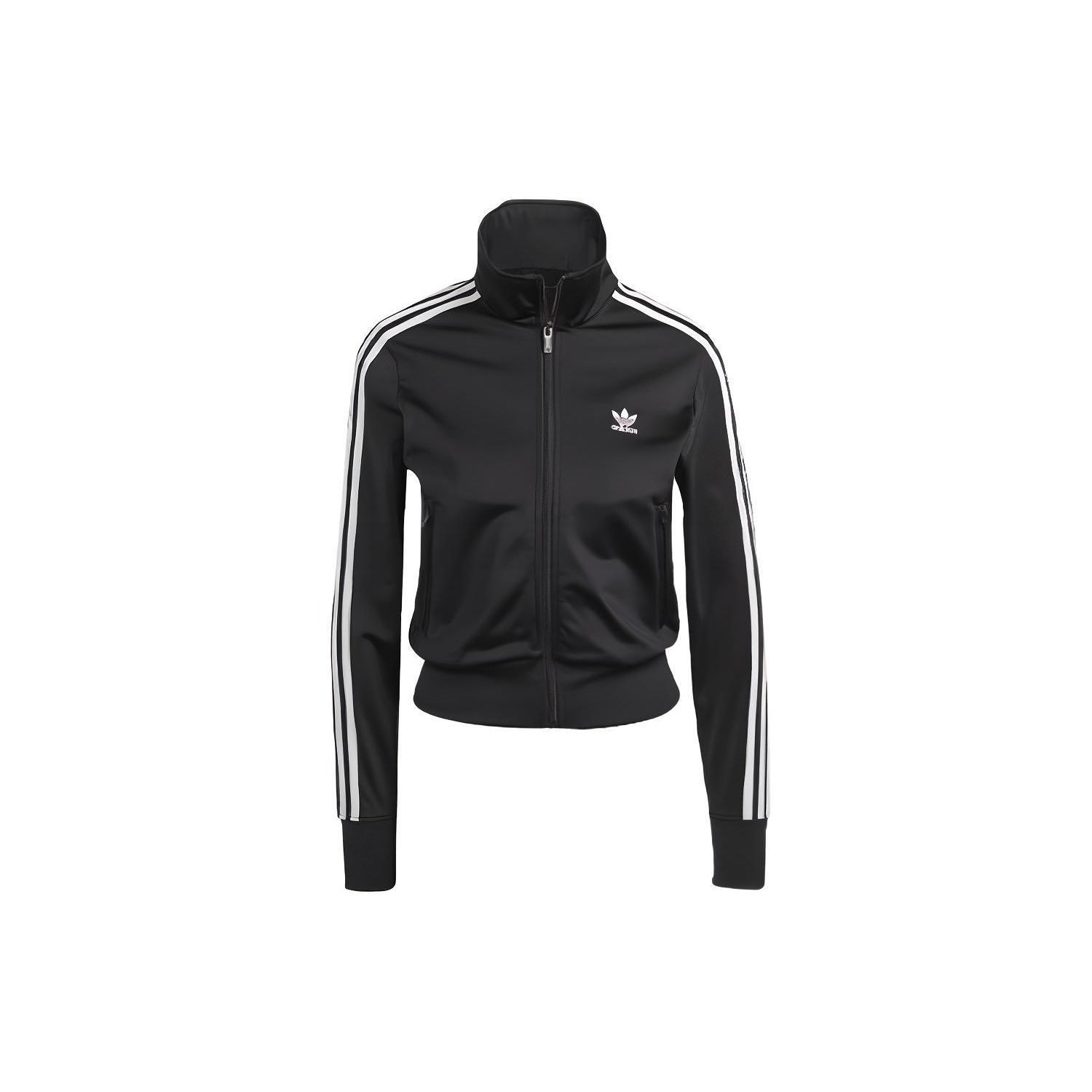 Adidas Originals Adicolor Classics Firebird Regular Fit Full Zip Recycled Polyester Track Jacket Women Black IL8764 XS