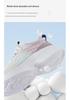 Women's Spring-Summer Flyknit Mesh Running Shoes - Soft Sole, Comfortable, and Breathable