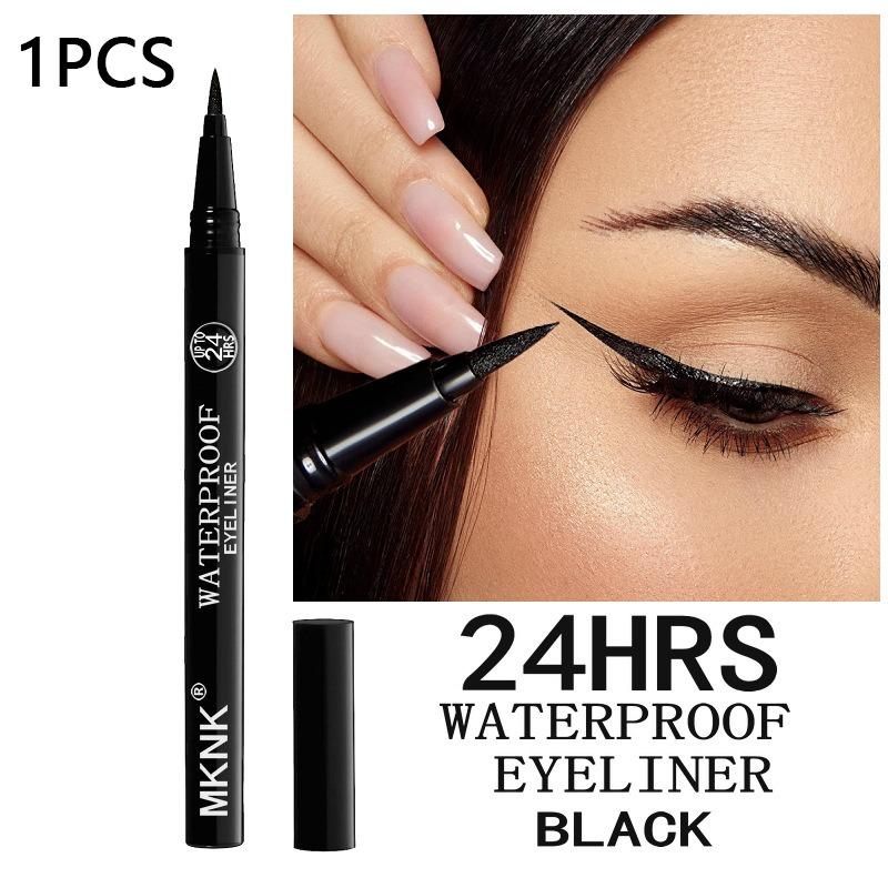 

Black Smooth Liquid Eyeliner Pen Quick-dry Long-lasting Waterproof Eyeliner Anti Smudged Ultra-fine Liquid Eyeliner Eye Cosmetic