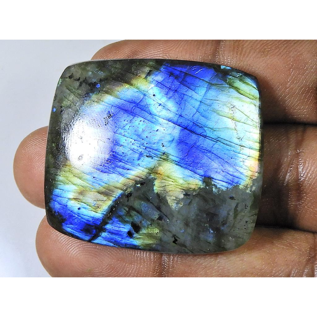 101Cts.Natural Labradorite Multi Rectangular Cabochon Loose Gemstone 34X39MM SK-1163