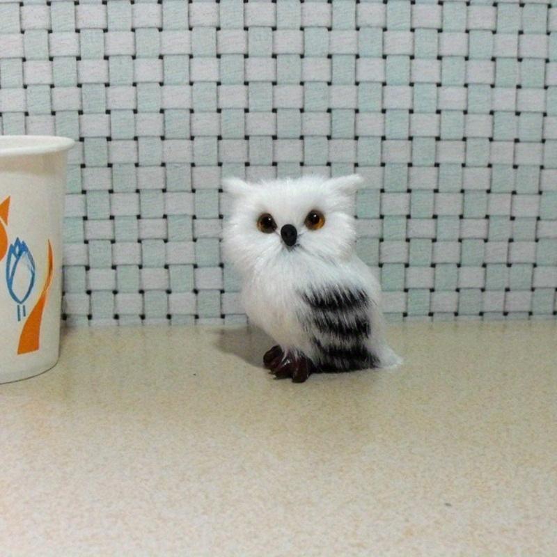 

Творческие милые плюшевые игрушки в виде совы, модные аксессуары, детские подарки, ручная работа, коллекция, офисное украшение Left