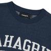 MAHAGRID College Logo Half Knit Navy(Mg2Dmmk601A)