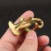 Hammerhai Messing Skrivebordsdekorasjon Vintage Hjemmedekor Tilbehør Miniaturer Marine Organismer Metallfigur