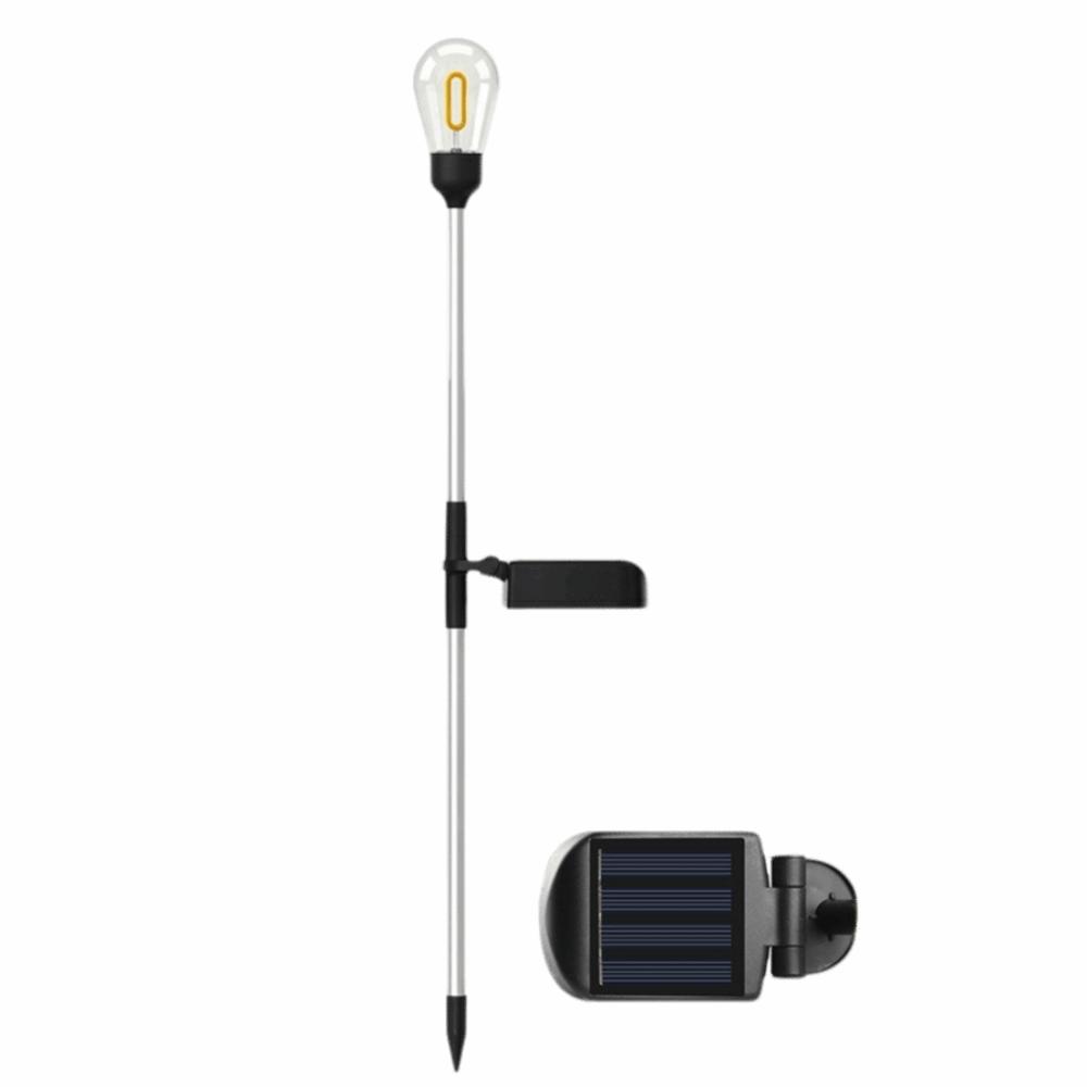 Solar Powered Solar Light IP65 Rated 3000K Tungsten Filament LED Lawn Light Stake Lights Simple Installation Solar Pathway Light