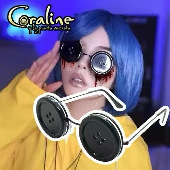 Ochelari cu nasturi Cross New Thriller - Accesorii Costum Tematică Halloween Fantomă & Mamă