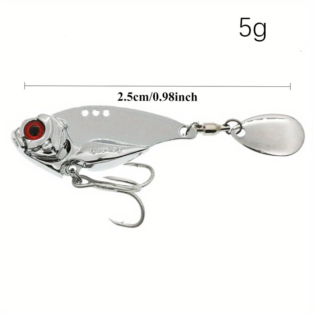 New Metal VIB Fishing Lure, Universal Freshwater Bait For Perch, Topmouth Culter And Horse Mouth Fish Angling