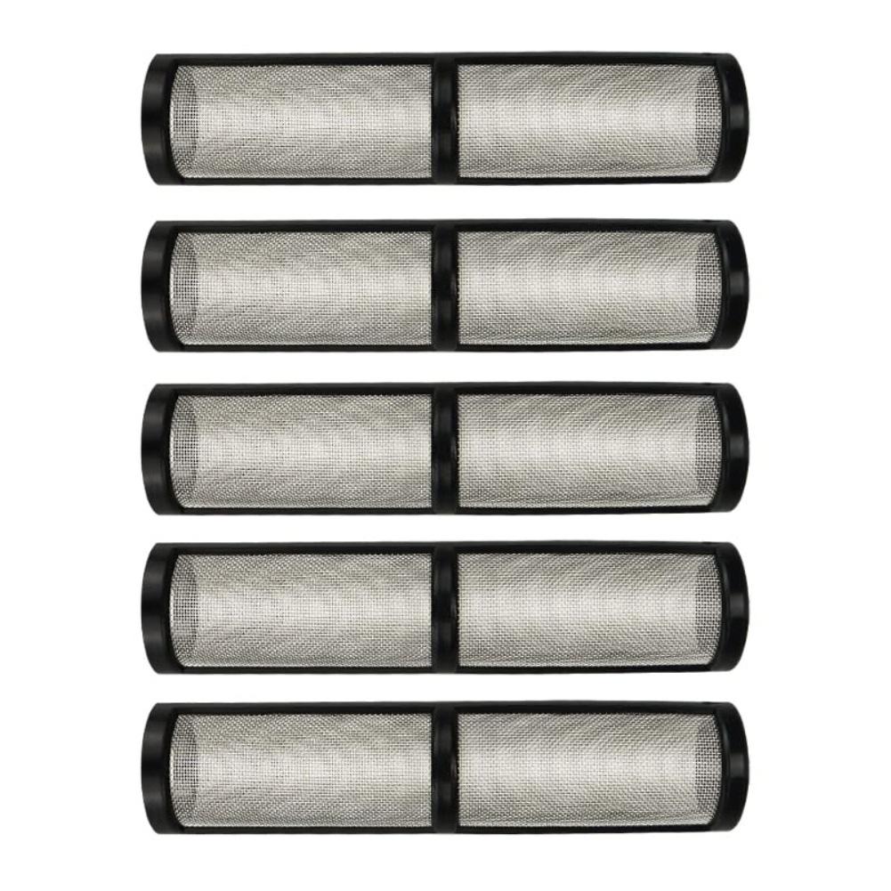 5pcs Airless Sprayer Filters Stainless Steel 60 Mesh Replacement Filter Pump Manifold Strainer For Airless Paint Sprayers