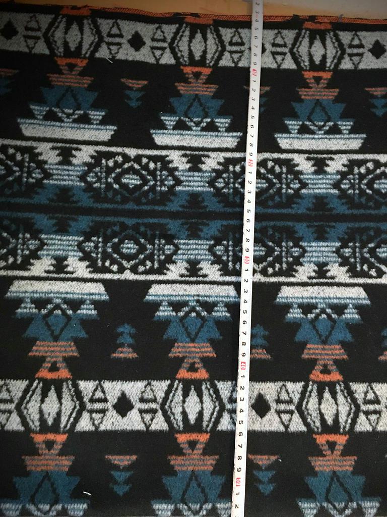 Ethnic Jacquard Thick Cotton Native American Craft Handmade and Crafts Symbol Fabric, Scraps, Pattern, Ortega, Supplies, Bags, Accessories, (Pharaoh