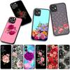 Cover for Apple iPhone 17 16 11 Pro XS Max XR 6 7 8 Plus 16E SE 2020 Air 5 SE2 Phone Case Lucky Grass Peony Rose Flower