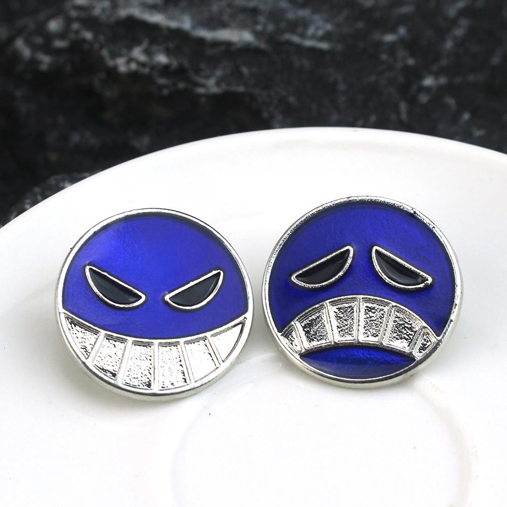 Anime One Piece Halskette Portgas D Ace Schlüsselanhänger Metallhalsketten Schmuck Kreative Rotierende Anhängerketten Choker Schlüsselanhänger