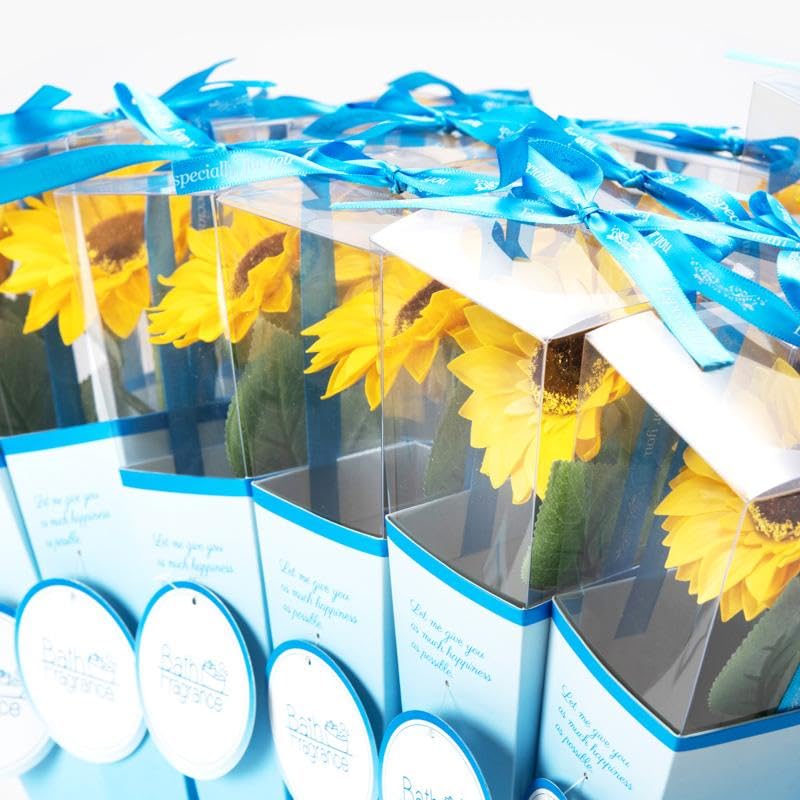 Soap Flower Bath Additive Bath Fragrance Sunflower Kelly Yellow Day Gift 769009 Q-FLA Mother's