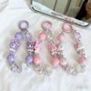 Cartoon Sanrio Stitch Beaded Phone Lanyard Keychain Charm and Bag Decoration