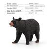 7-Piece Jungle Animal Set: Moose, Bison, Black Bear, Yangtze Alligator – Handcrafted Solid Figurines