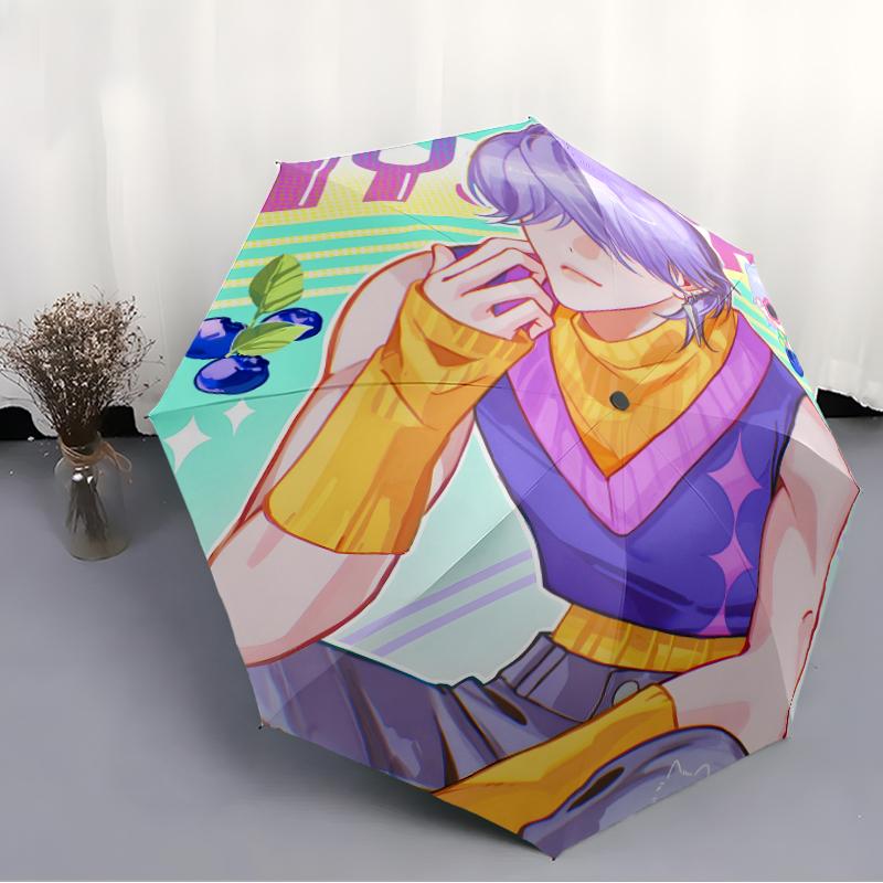 1pc KPop Demon Hunters29 Umbrella, Sun Protection, And UV Shielding. It Has Eight Sturdy Ribs for Outdoor Use And Perfect Gift