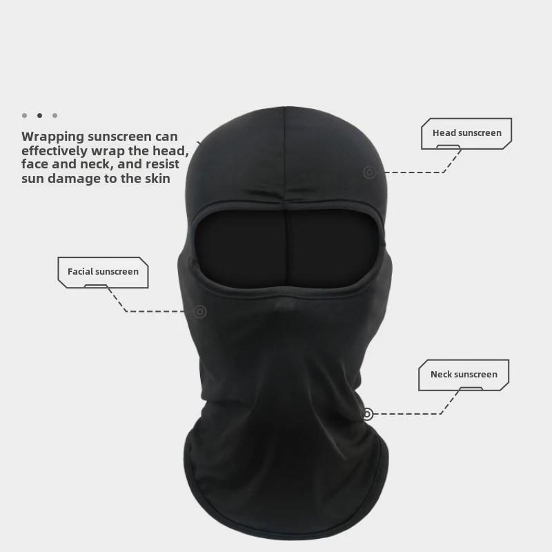 Balaclava Motorcycle Face Mask Moto Helmet Bandana Hood Ski Neck Full Face Mask Windproof Dustproof Face Shield Men's Biker Mask
