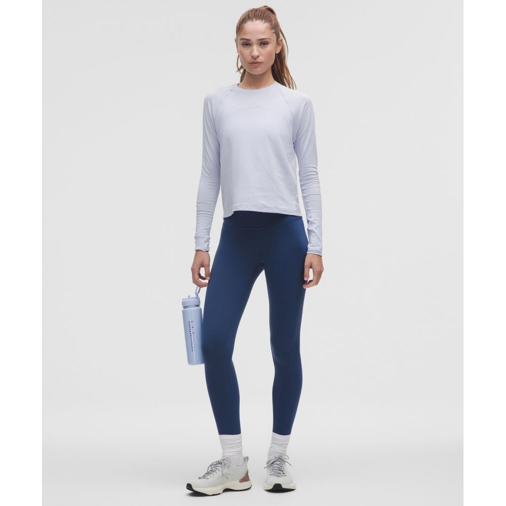 Lululemon Swiftly Mesh-Rücken Langarmshirt Serene Blue Serene Blue