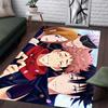 Tappeto con Bellissimo Motivo Jujutsu Kaisen - Tappeto Antiscivolo per Cucina e Esterno, Decorazione per la Casa e la Camera da Letto, Regalo di Compleanno