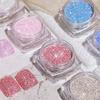 Aurora Effect Nail Art Powder Non-Floating Colorful Pastel Dust Ultra Fine Glitter Nail Powder
