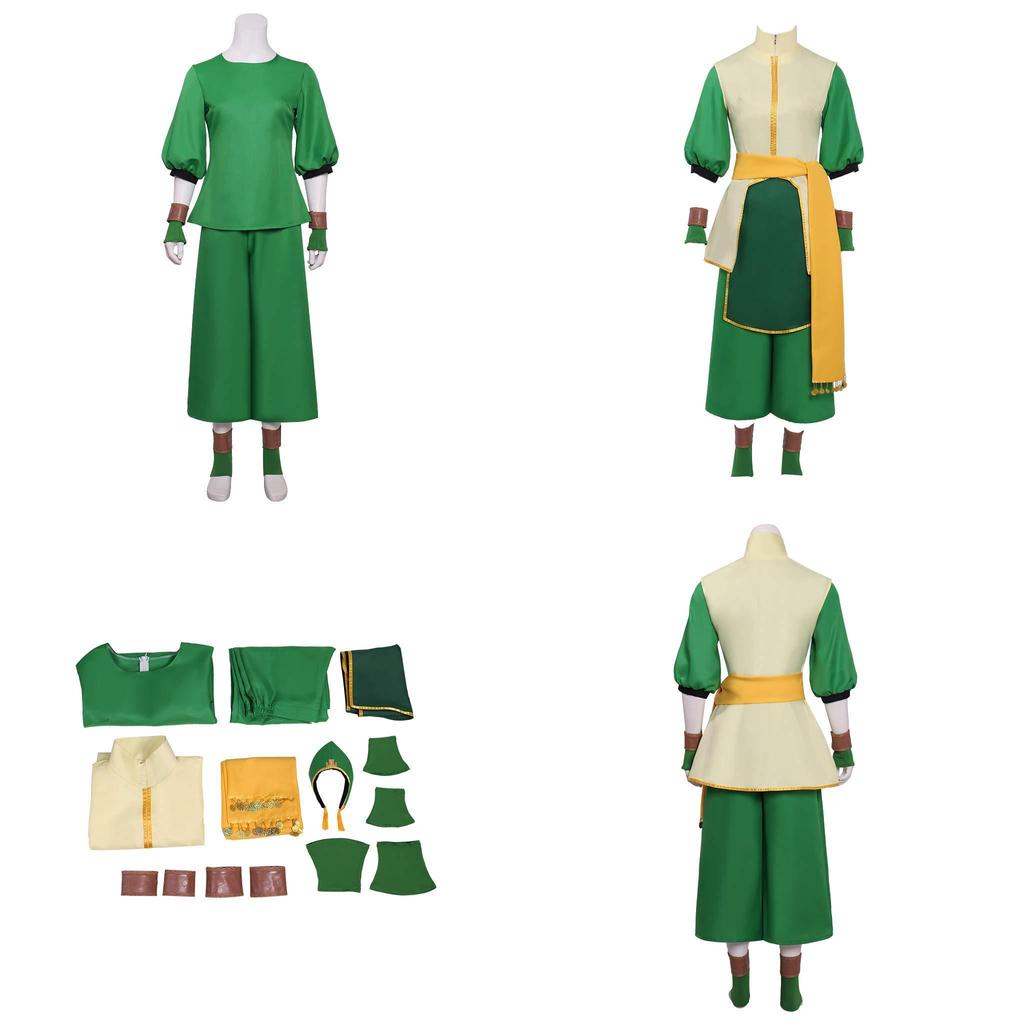 Costume Cosplay Toph Beifong Per Eventi Anime, Gaming e Cosplay