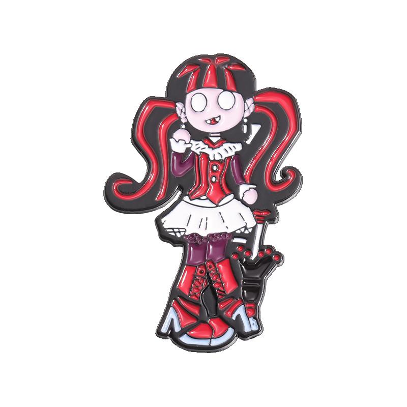 Anime Character Enamel Pins Cartoon Movie Figure Cute Brooches Hat Lapel Badge On Backpack Accessories Jewelry Friends Gifts