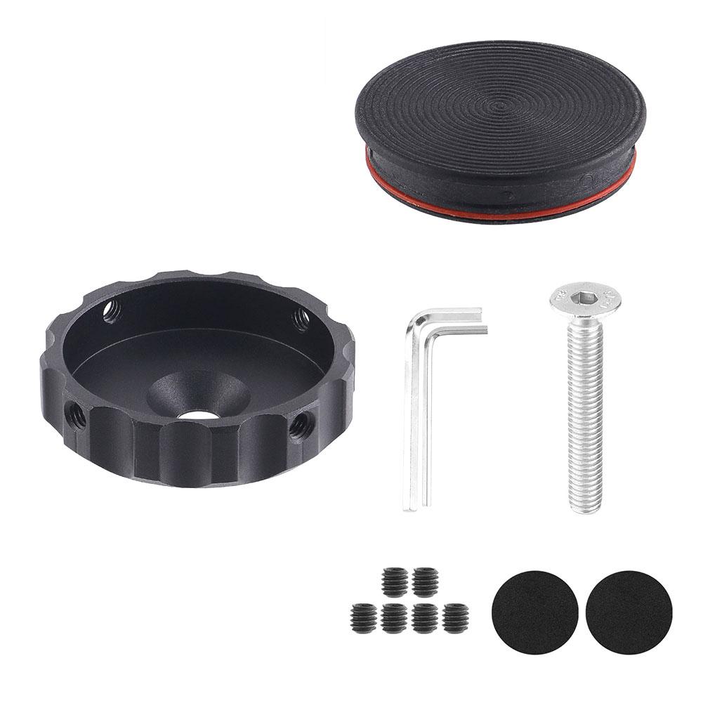 Bike Headset Top Cap Waterproof Bicycle Mount Anti-Theft Case Aluminum Alloy Bicycle Headset Cap Protective Case for Airtag