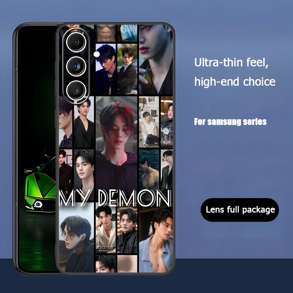 Star S-Song K-Kang Phone Case For Samsung Galaxy S25 S24 S23 S22 S21 S20 Plus Ultra Note20 Soft Black