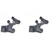 ABLZ-2X Motorcycle Pedal Mount Bracket Front Footrests Foot Pegs Pedal Bracket For Kawasaki NINJA400 Z400 2018-(Right)