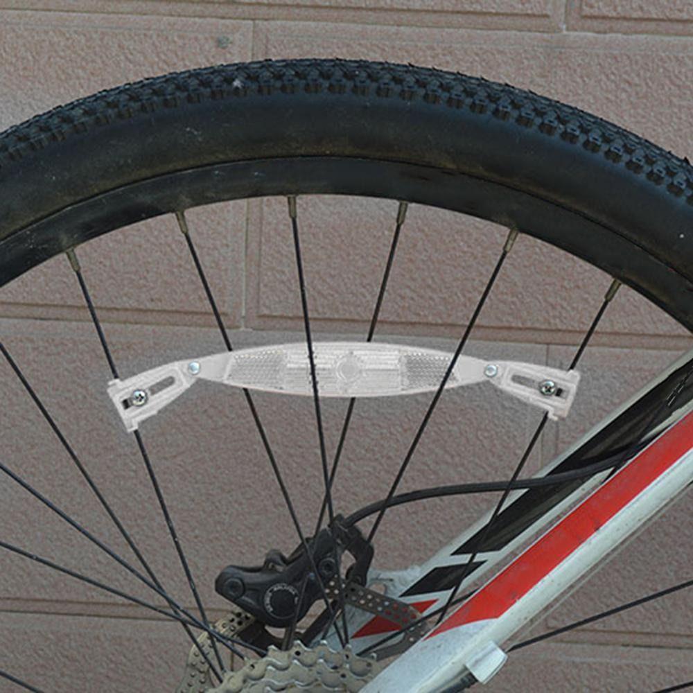 1 Pair ABS Bicycle Wheel Reflectors Warning Cycling Reflector Bike Spoke Reflectors  Night Riding