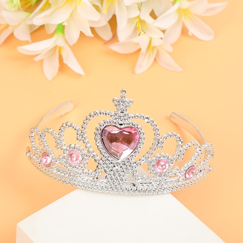 Children's Princess Costume: Gem Crown, Magic Wand, Headdress, and Fairy Headband Set