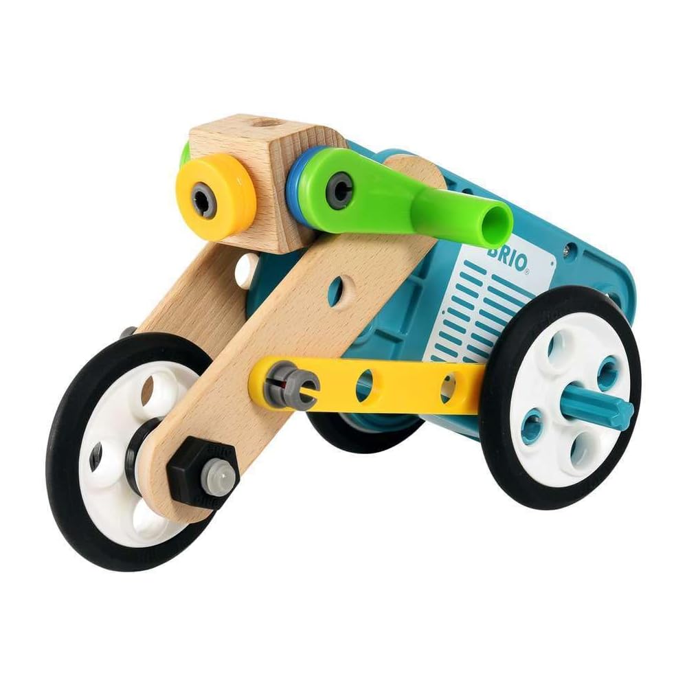 Brio Builder Motor Set 34591 121 Pieces Wooden Toy for Ages 3 and Up Construction Play