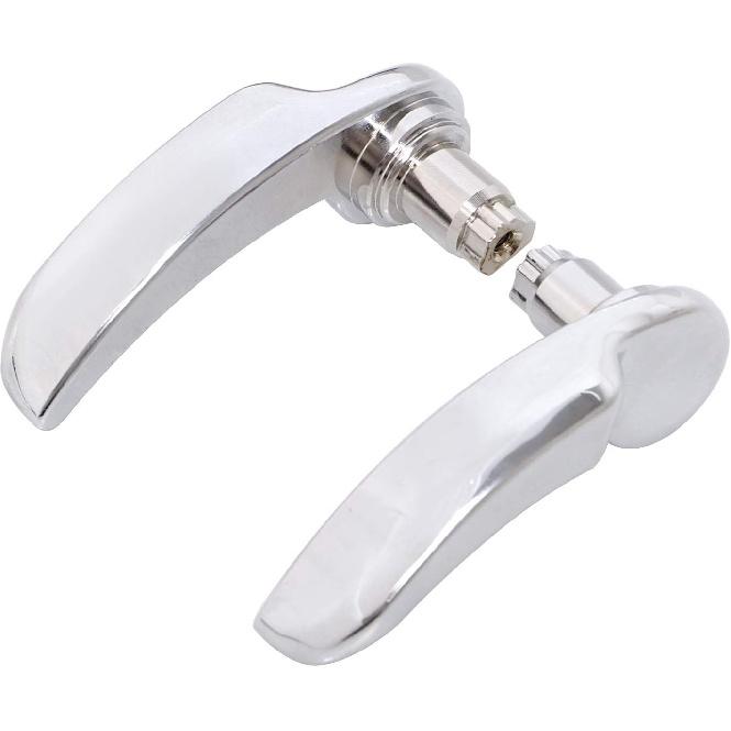 Chrome Saddlebag Latch Lid Lifter Handle Lever for Harley Touring Electra Glide Road King Street Glide Road Glide 2014-2023