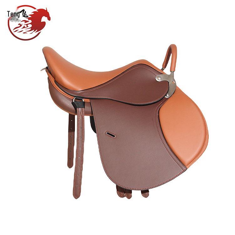 All-Purpose Children's Saddle Set for Shetland Pony Teaching & Riding with English Tack & Stirrups