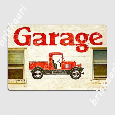 Old Garage Metal Plaque Poster Plaques Printing Cinema Kitchen Bar Cave Tin Sign Posters