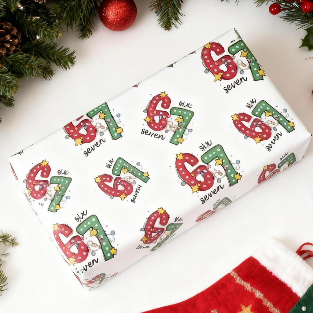 Christmas Wrapping Paper 20 Pieces Festive Tissue Traditional Holiday Wrap Paper For Tradition Holiday Cheer Home Sharing