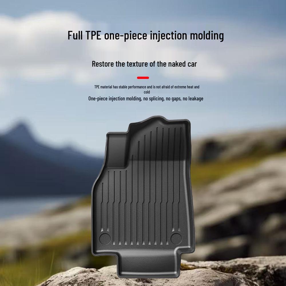 Tesla Model Y 2025 Refresh TPE Floor & Trunk Mats with Backrest Pad