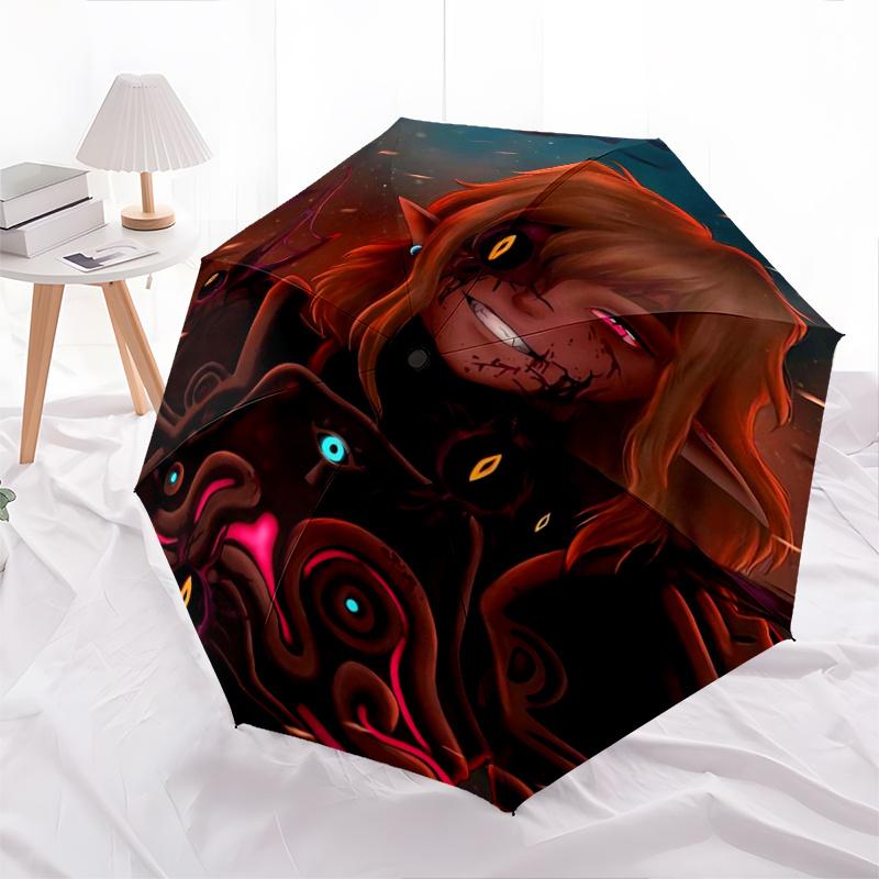 

1pc Eye of Chaos Automatic Open/CloseUmbrella, Portable Compact Umbrella for Men & Women J031