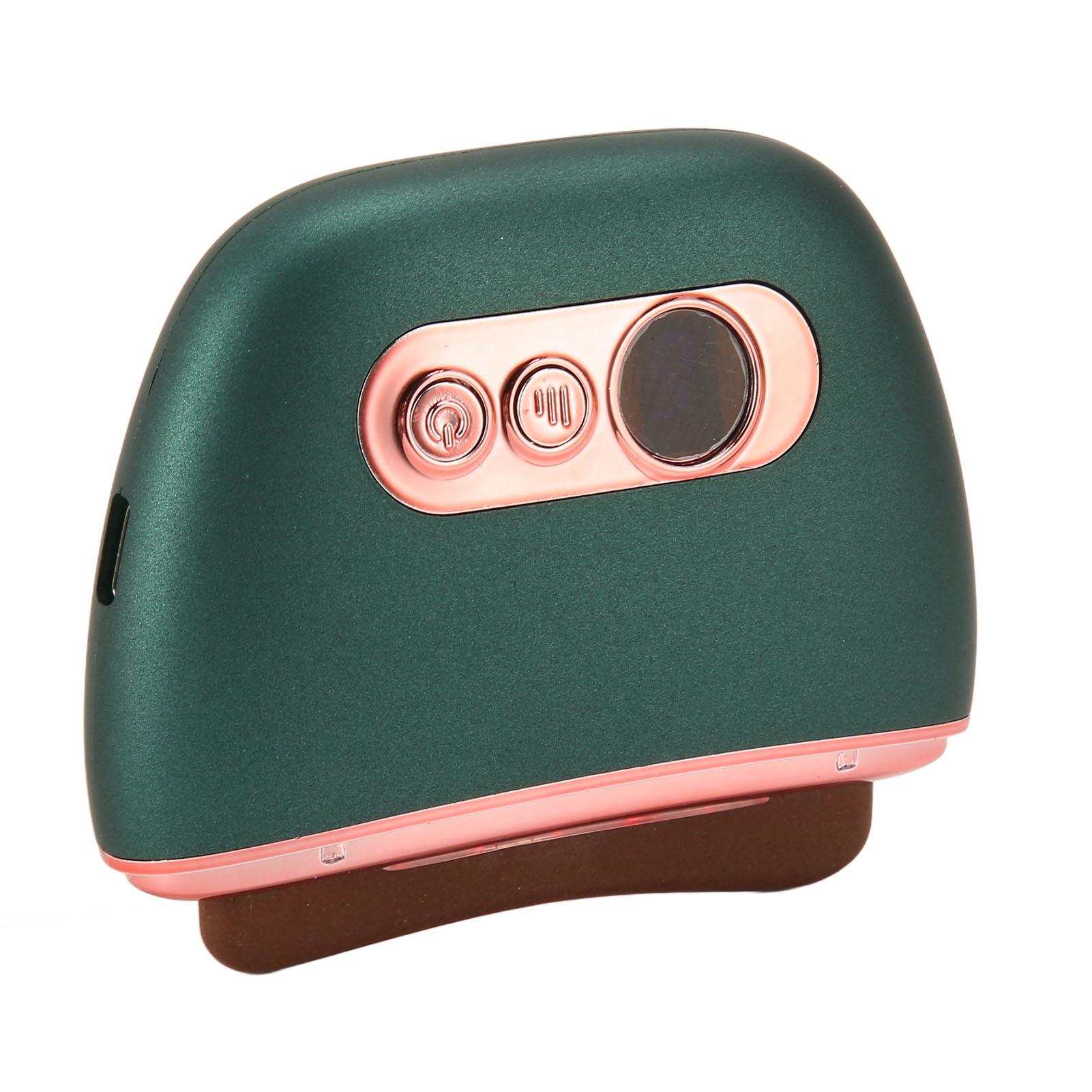 

Электрический инструмент для гуаша из игольчатого камня для лица 9 уровней регулируемой вибрации красный светодиодный свет скребок