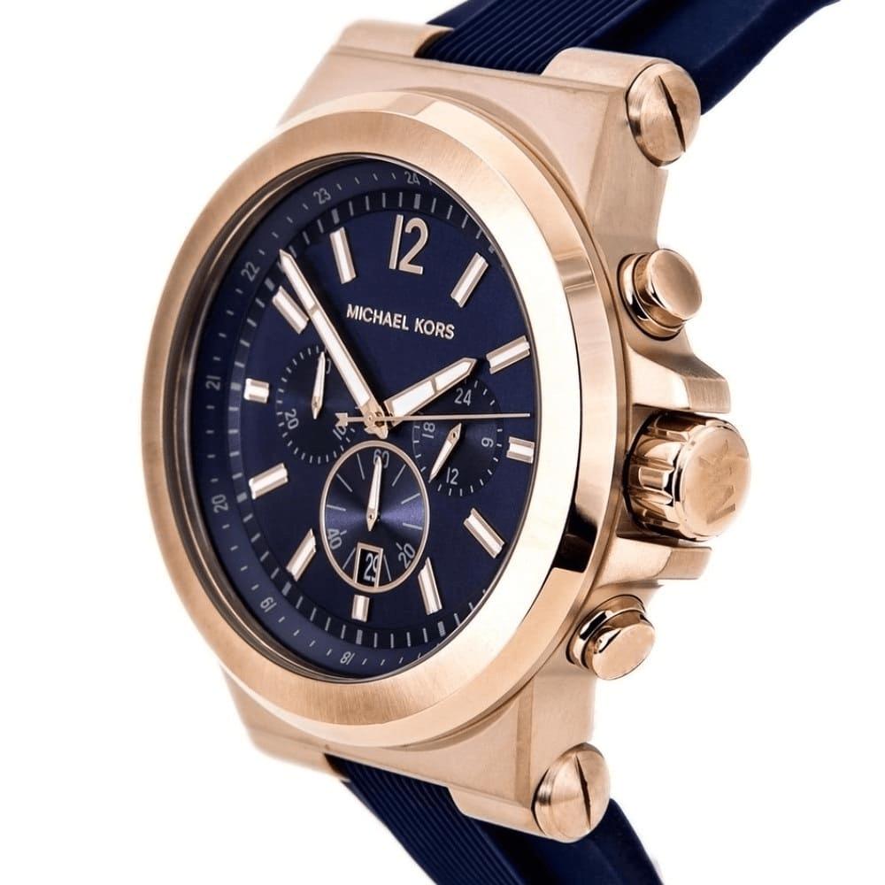 Michael Kors MK8295 Dylan Cronógrafo Mostrador Azul Relógio Masculino