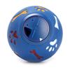 Dog Chew Toy Vinyl Fillable Treat Ball Teething Toy for Aggressive Chewers Leak Food Toy for Teeth Clean Training