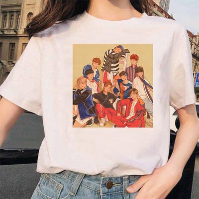 Kip Streyki Women T-Shirt K Pot Streyki T-Shirt Hip Hop Harajuku Korean Kawaii