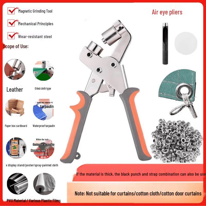 6mm Manual Eyelet Plier Kit
