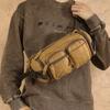 Chest Bag, Multi-functional Casual Crossbody Bag, Genuine Leather Bag, Large-capacity Multi-pocket Waist Bag