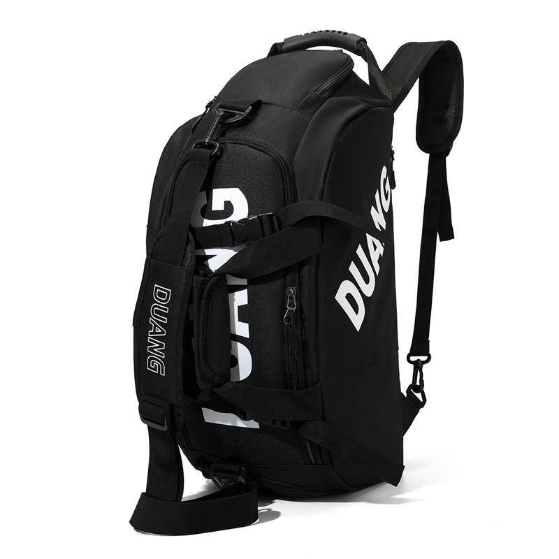 Unisex Nylon Backpack Large Capacity Travel Daypack Outdoor Sports Gym Bag