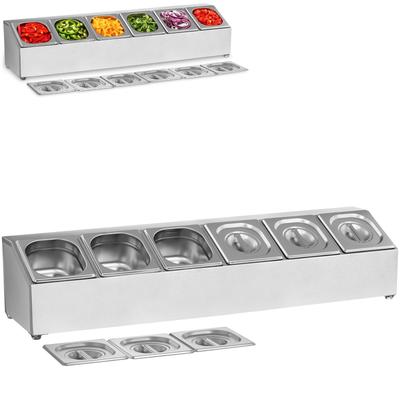 Display Stand for 6x GN 16 Containers with Lids