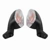 Pair of Motorcycle Turn Signal Lights Direction Indicator Lamp for BMW F800 Transparent