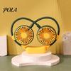 Long-Lasting Battery Life Fan Lazy Hanging Neck USB Rechargeable Portable Personal with 2-Speeds And Cooling 2-speeds Adjustable Hose Quiet