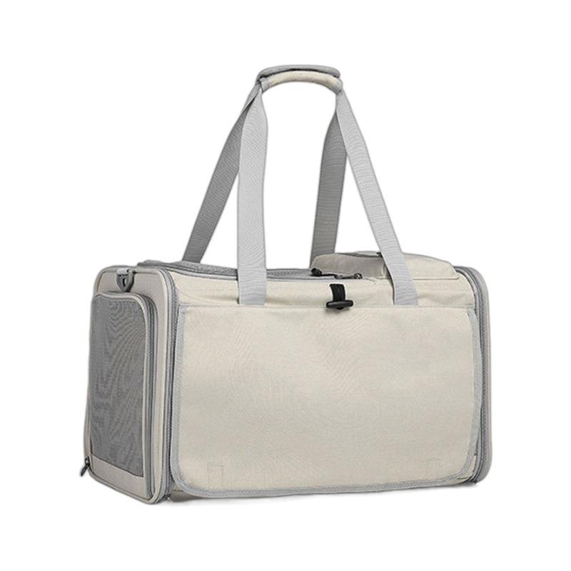 Haustier Tasche Tragbare Tasche für Ausflüge Faltbar Auto Schulter Tragbar Katzen Tasche Große Kapazität Zwei Katzen Ausflugs Tasche