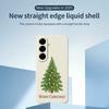 For Samsung Galaxy A56 5G Case Christmas Tree Pattern Printing Straight Edge TPU Phone Back Cover