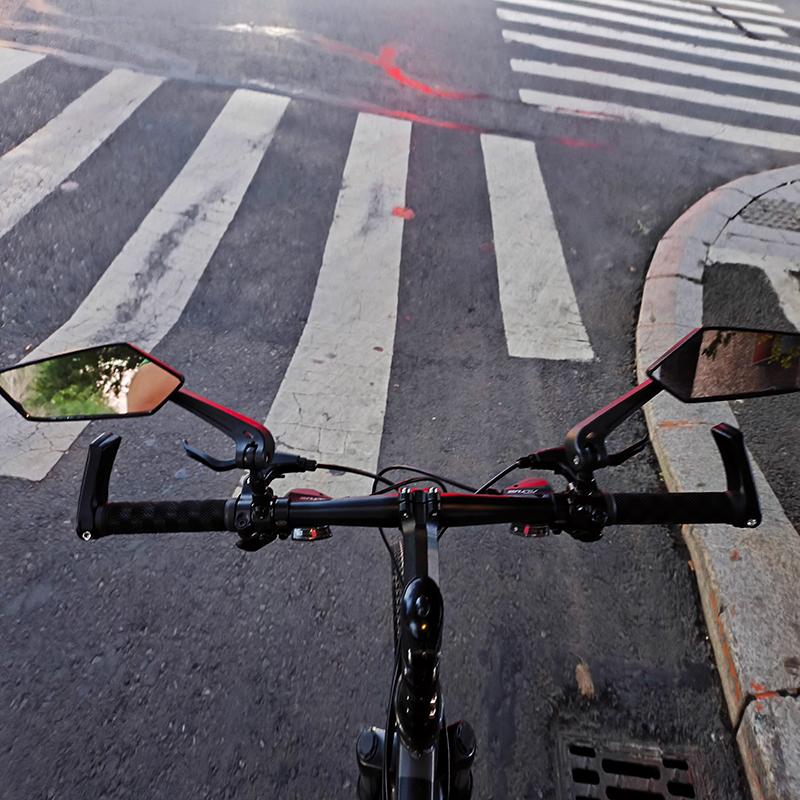 360° Rotatable Bicycle Rearview Mirror Adjustable Handlebar Reflector for Bike Scooter Motorcycle Cycling